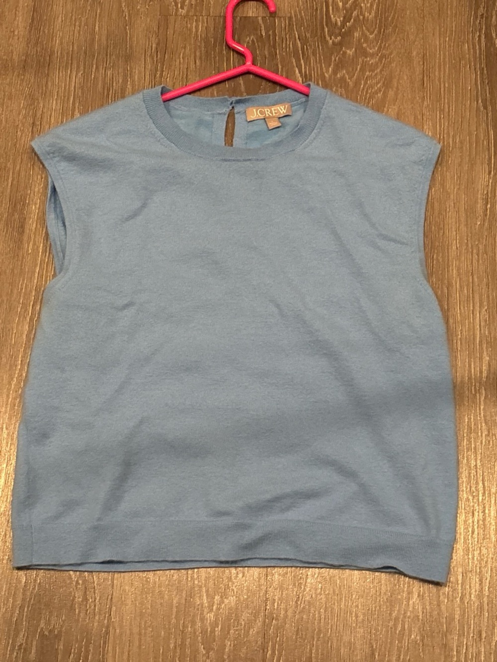 J. Crew Sky Blue Sleeveless CASHMERE Shell